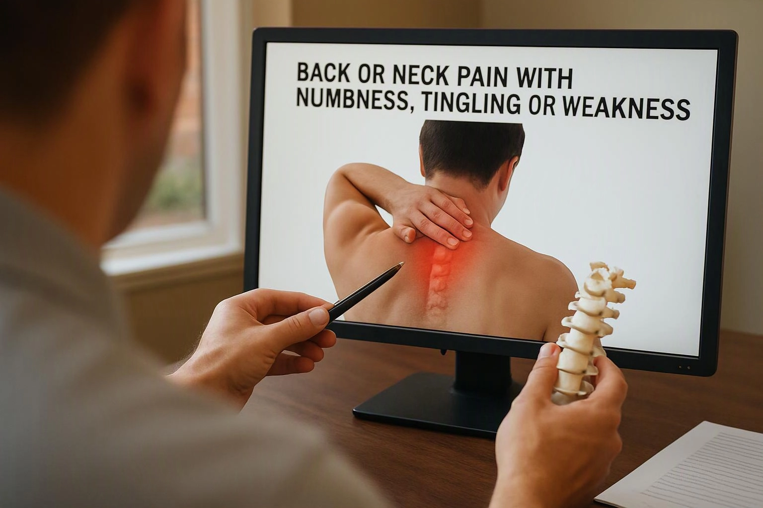 Back or Neck Pain with Numbness, Tingling, or Weakness