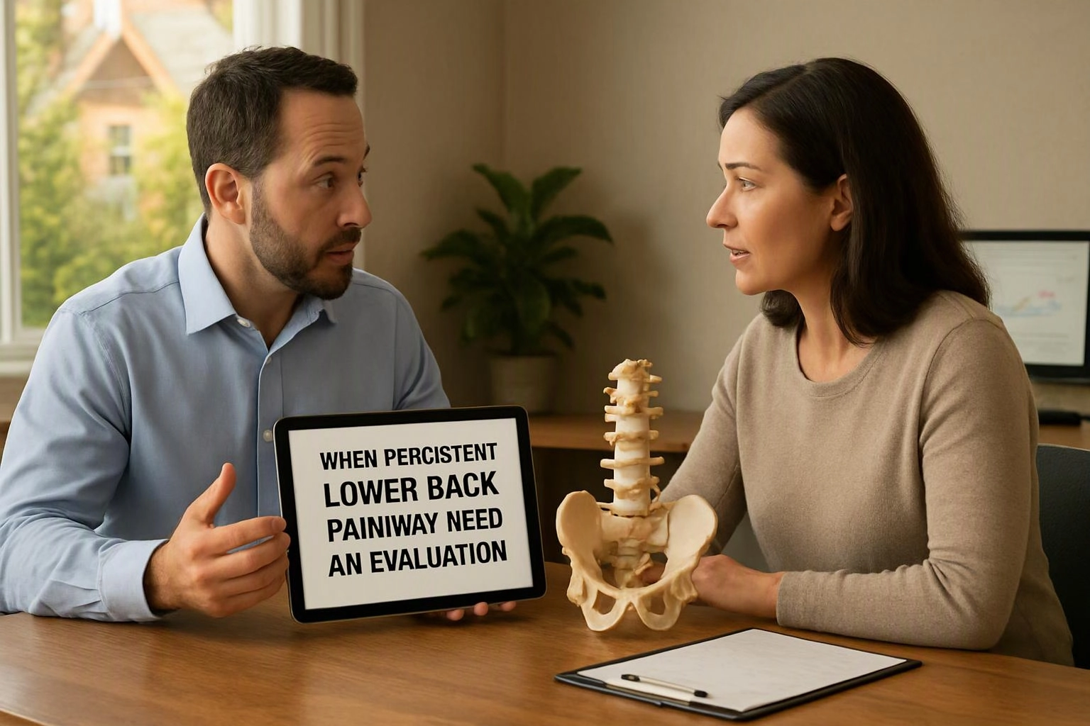 When Persistent Lower Back Pain May Need an Evaluation