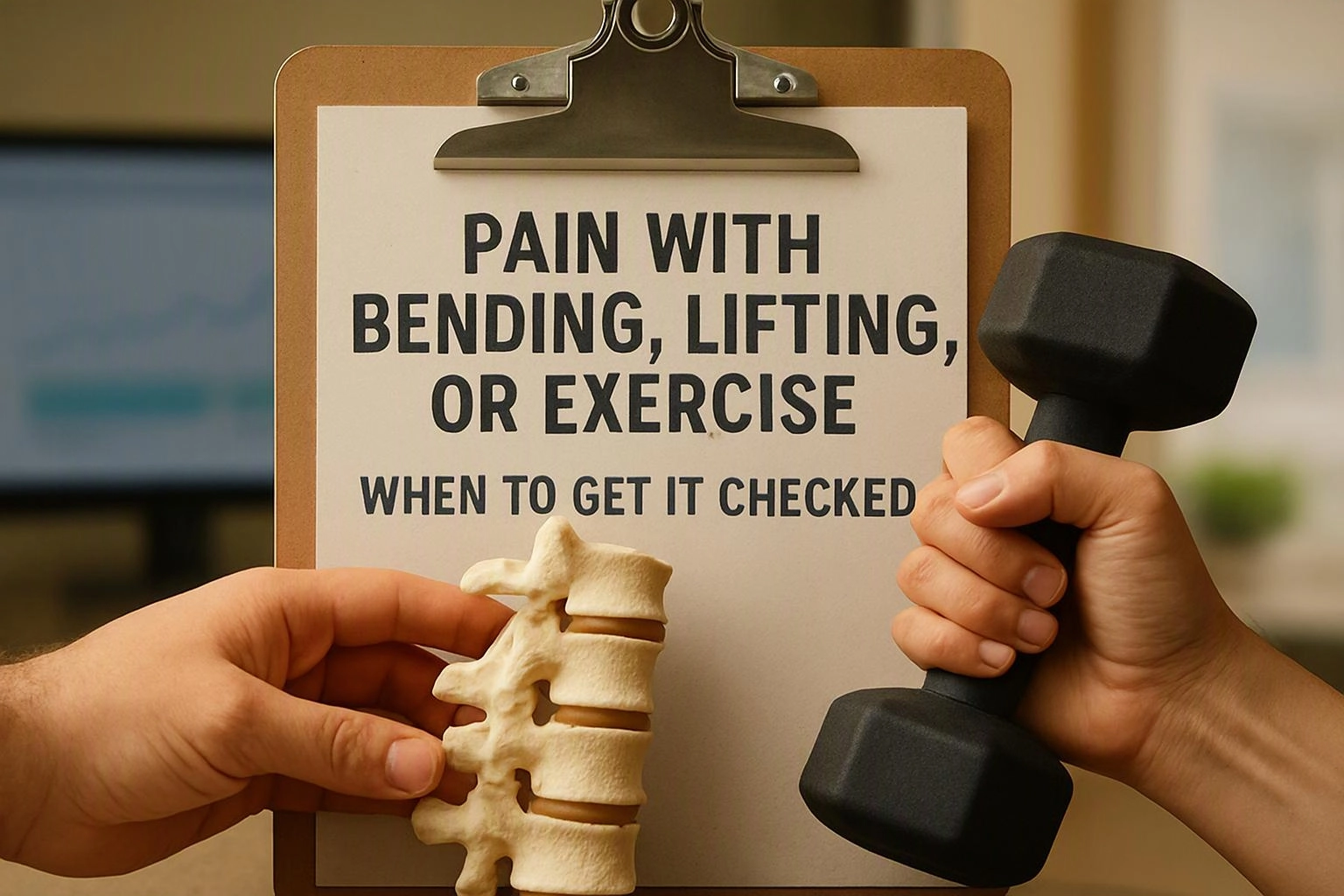 Pain with Bending, Lifting, or Exercise: When to Get It Checked
