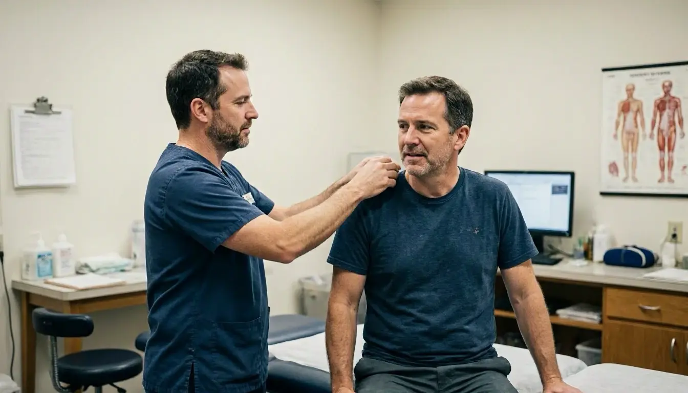 Chronic Pain in Chiropractor: Chronic Pain is persistent discomfort lasting longer than three months, even after—visual...