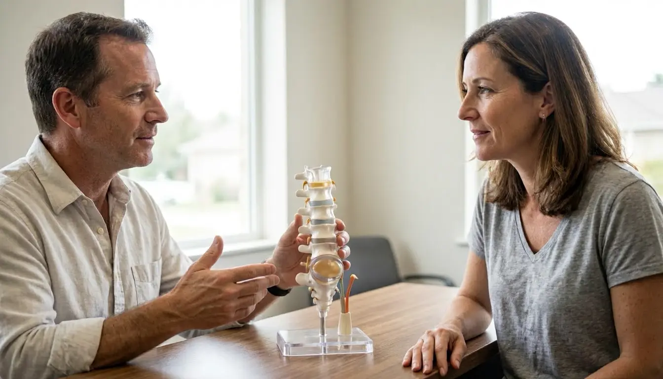 Herniated Disc in Chiropractor: Herniated Disc is a spinal condition where the soft, gel-like center of—visual guide