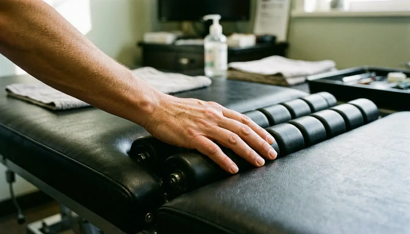 Intersegmental Traction in Chiropractor: Intersegmental Traction is a chiropractic therapy that uses a specialized table w...