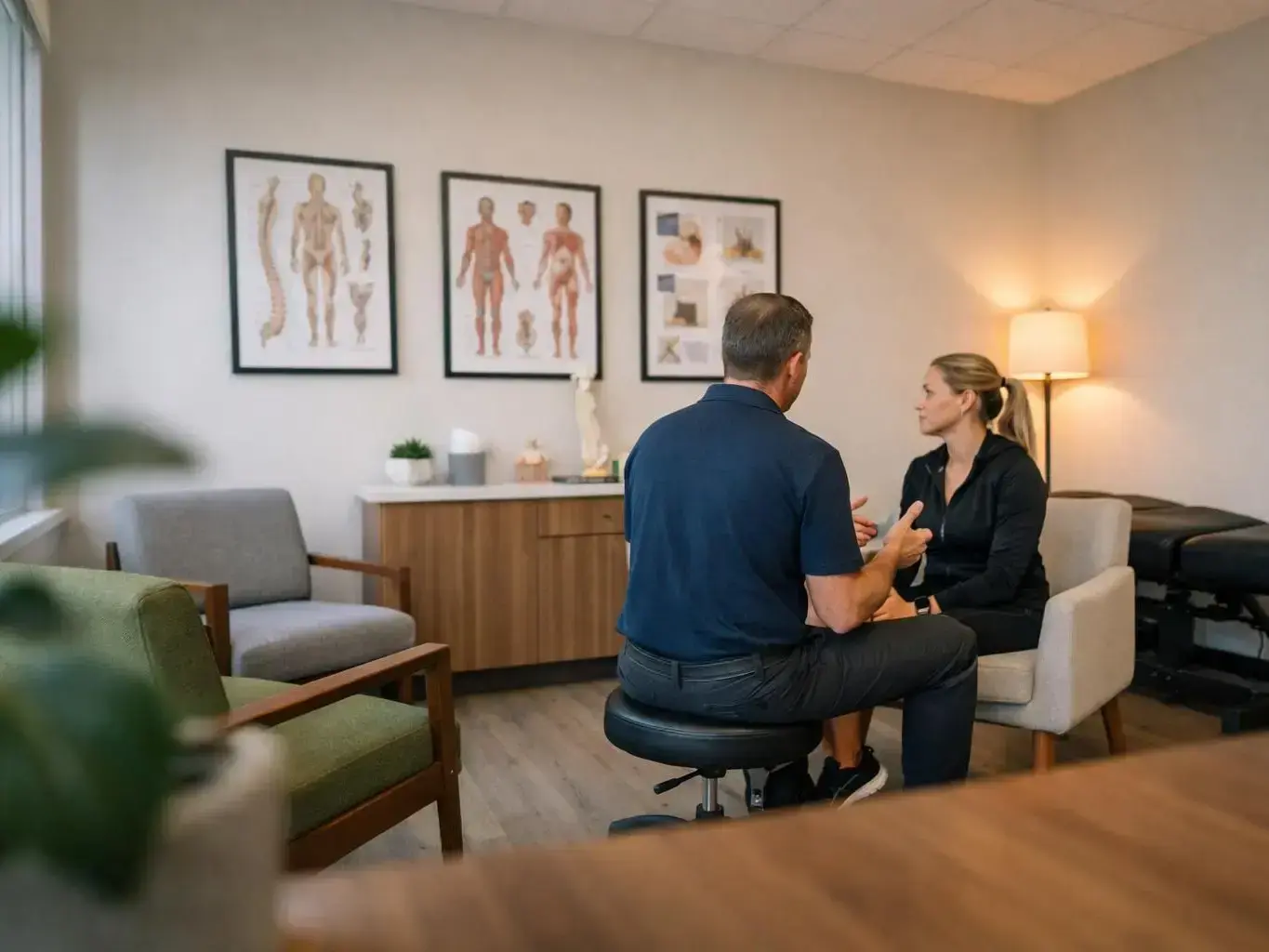 Injury Chiropractor Consultation in Mount Juliet, TN — in action